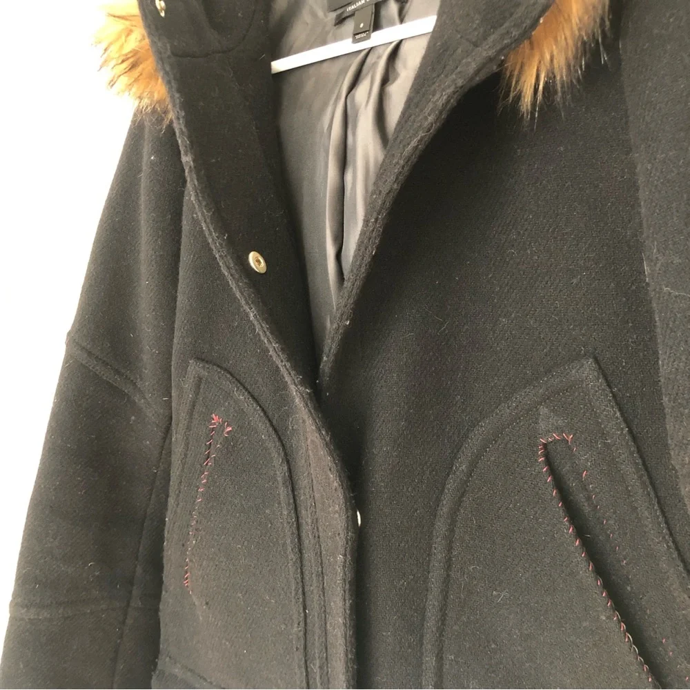 J Crew Altered Chateau Parka Italian Wool Coat - Picture 6 of 15
